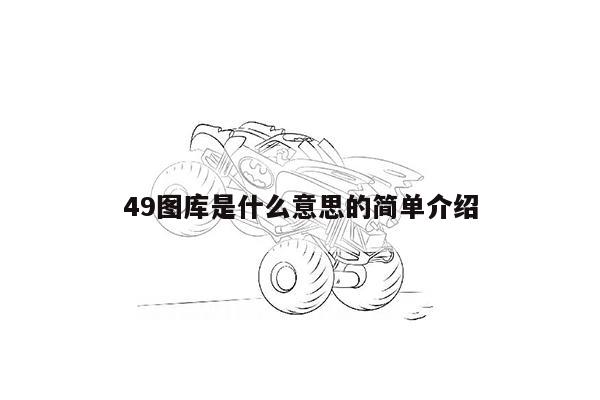 49图库是什么意思的简单介绍