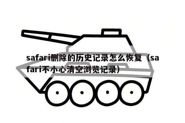 safari删除的历史记录怎么恢复（safari不小心清空浏览记录）