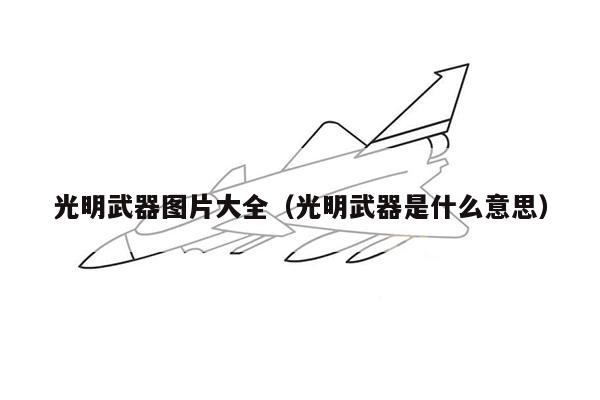 光明武器图片大全（光明武器是什么意思）