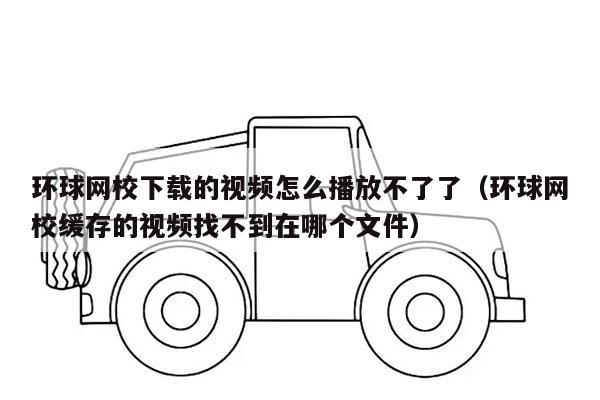 环球网校下载的视频怎么播放不了了（环球网校缓存的视频找不到在哪个文件）