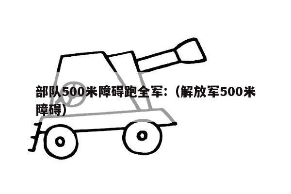 部队500米障碍跑全军:（解放军500米障碍）