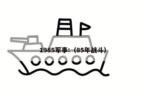 1985军事:（85年战斗）