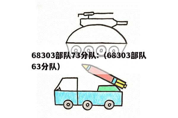 68303部队73分队:（68303部队63分队）