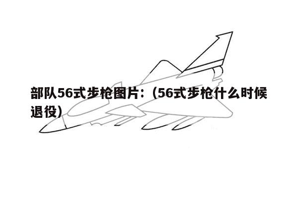 部队56式步枪图片:（56式步枪什么时候退役）